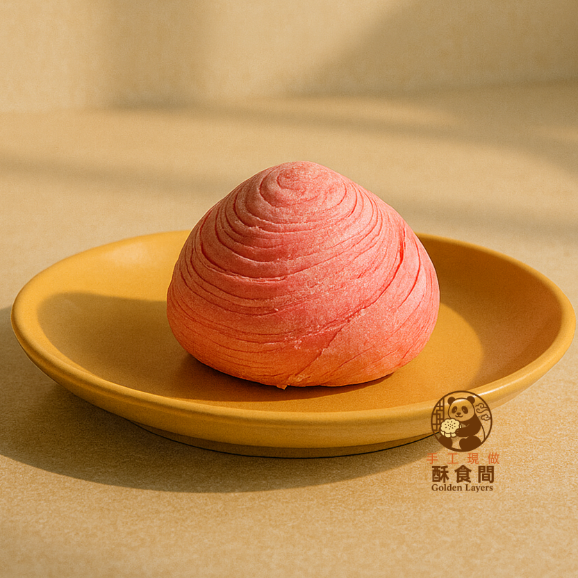 玫瑰酥（紅豆沙餡） Rose Pastry（Red Bean Filling） 로즈 페이스트리(팥앙금)  ローズペイストリー（小豆餡）