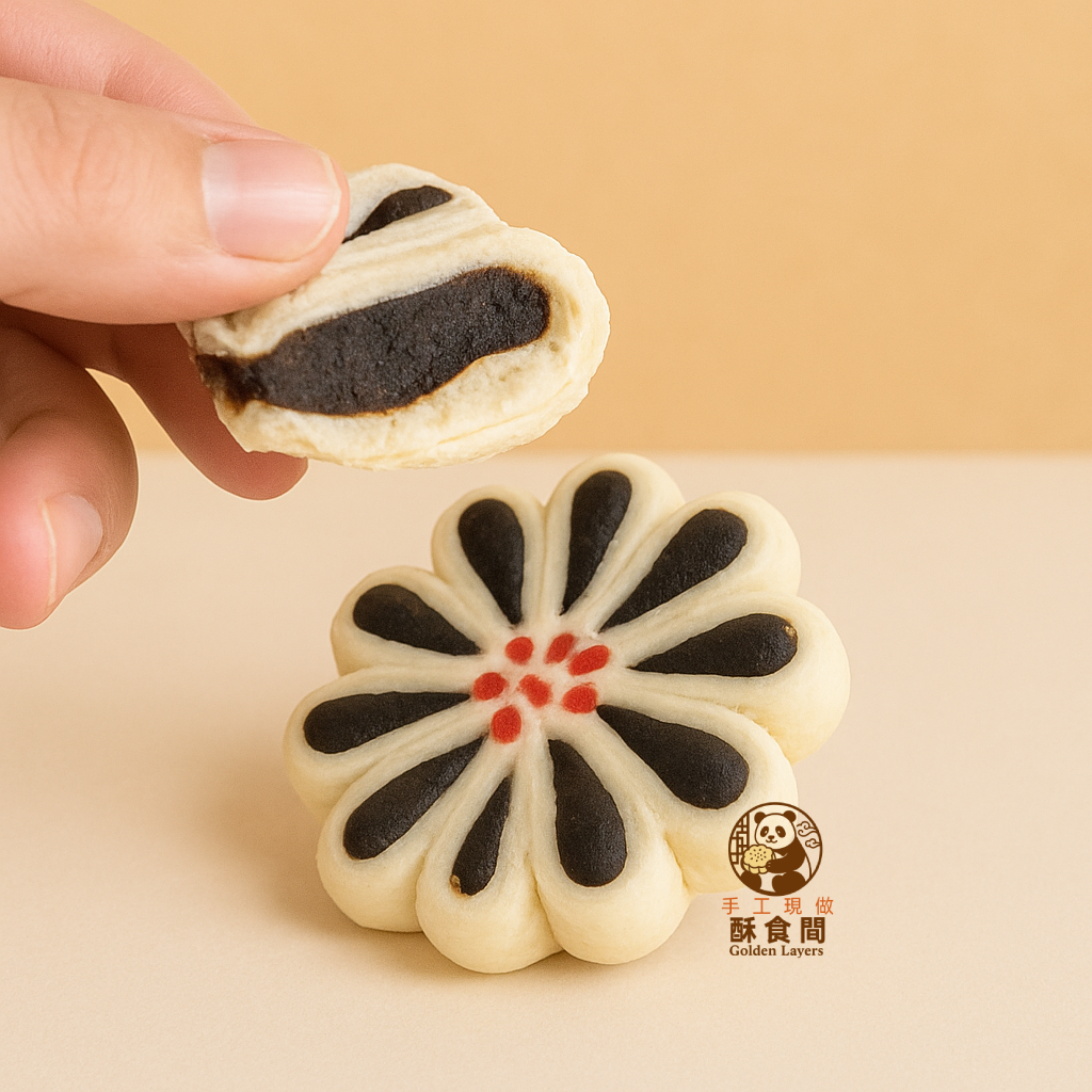 棗花酥（紅棗泥餡） / Jujube Flower Pastry (Chinese Red Jujube Filling) / 중국 대추 화과자(중국 홍대추 소) / 中国紅棗の棗あん花酥