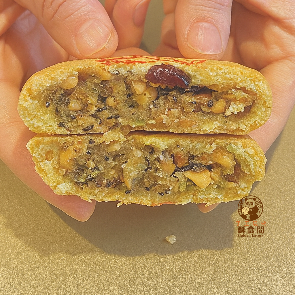 兩顆裝｜長樂五仁酥．蔓越香 Pack of 2｜Five-Nut Pastry with Cranberry 2개입｜오견자 파이 · 크랜베리 향 2個入り｜長楽五仁酥・クランベリー香